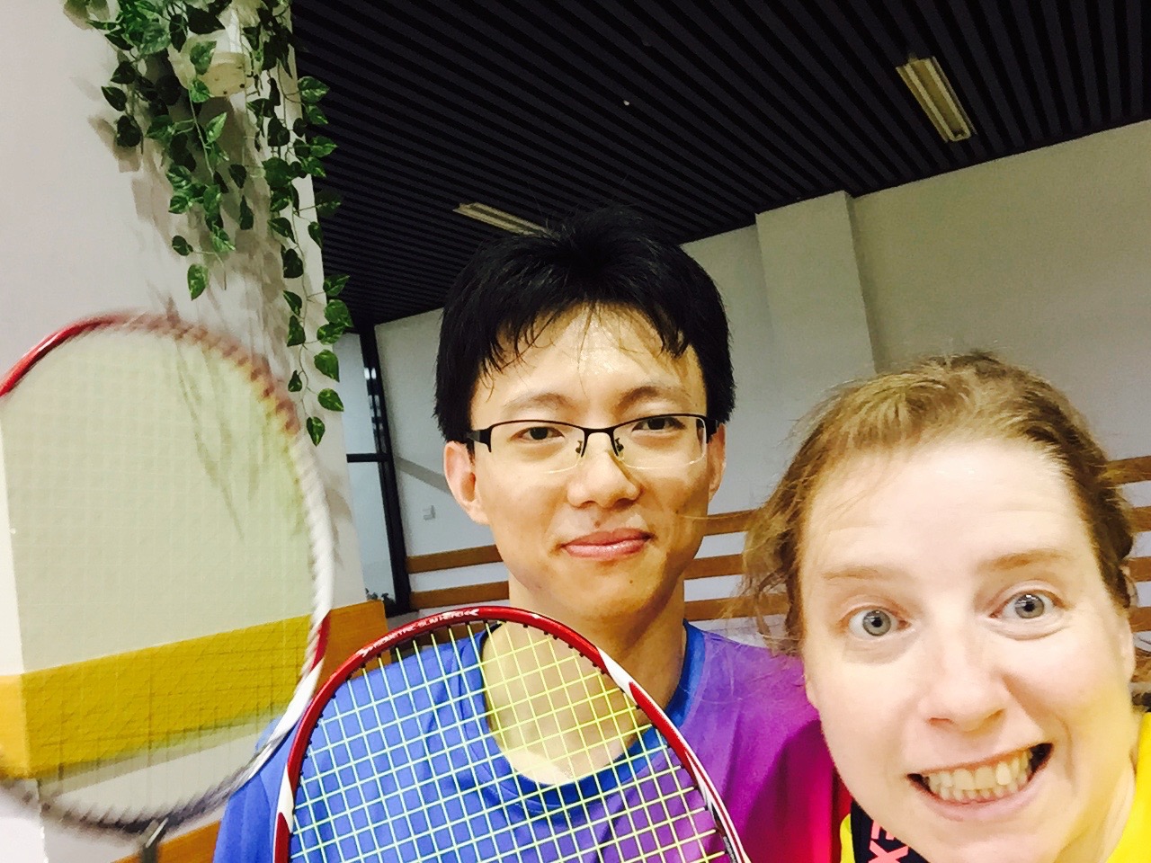 My friend Xiao He is an awesome player and never plays with us. But because we had the best people he came and played (and won every game.)