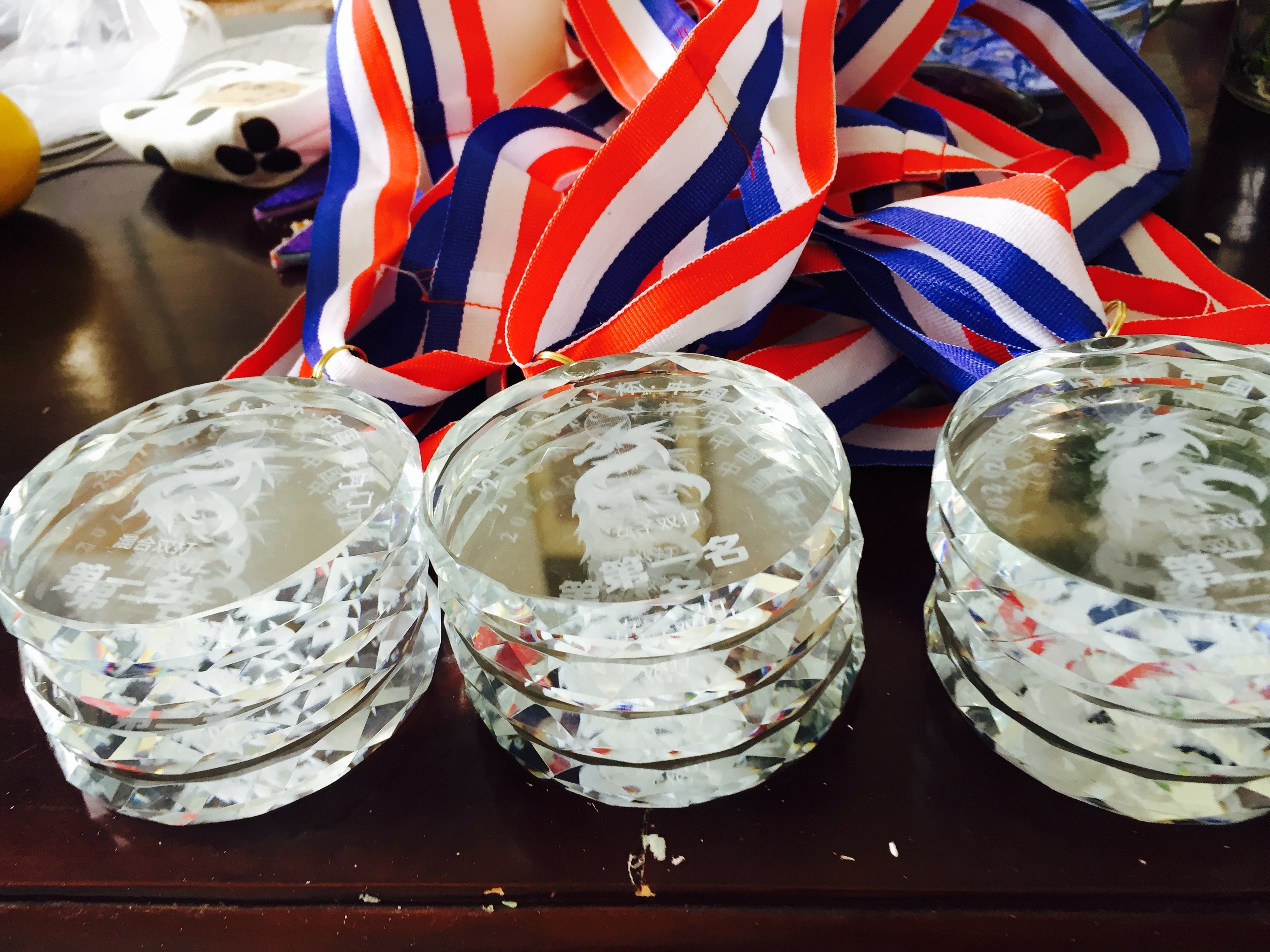 Badminton Becky Cup medals